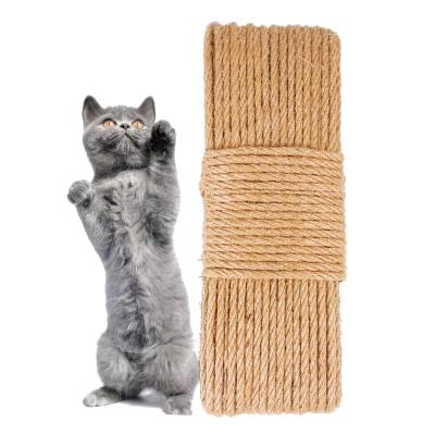 China Handmade 4mm 6mm Jute Rope 8mm Twisted Rope Craft Handmade Home Decoration Sustainable DIY DIY Cat Climbing Frame for sale