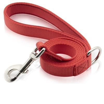 China Lights Wholesale Nylon Dog Leash High Quality Custom Leash Various Colors For Large Dogs for sale