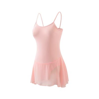 China Leotard Girls Camisole Edged Leotard Ballet Dance Wear Leotard Tights for sale