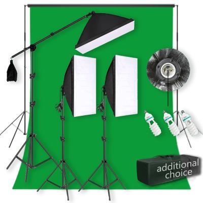 China FOTOBESTWAY easy folding 50*70CM Softbox lighting background kit/softbox kit with background for sale