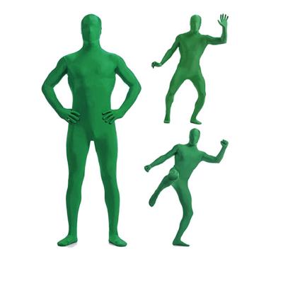 China Invisibility Cloak stealth costumes green background Man Clothing Invisible body suit for sale