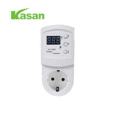 China Voltage Protector Plug In Type Adjustable Voltage Surge Protector With European Plug for sale