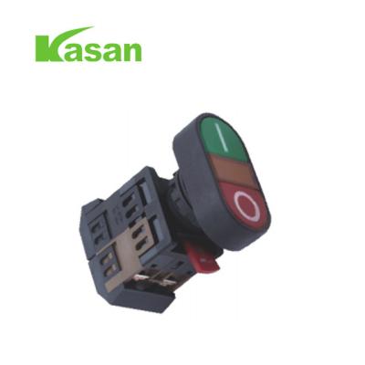 China APBB Series APBB-22&25N Double Push Button Switch Red & European Green with APBB Lamp for sale