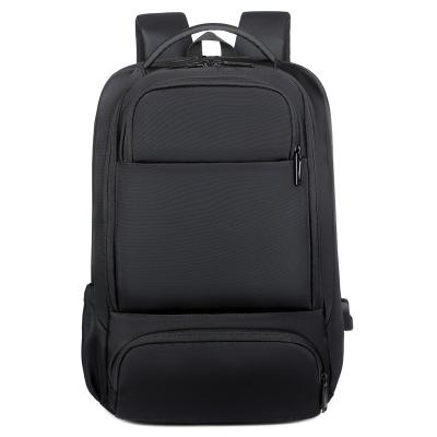 China With USB Laptop Bag Laptop Backpacks Custom Business Smart USB Compute Travel Large Capacity Waterproof for Men Soft Fashion Black for sale