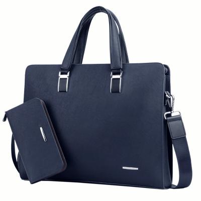 China Men's handbag Business Quality 14 Inches Portable Computer Bag Pu Briefcase Leather Laptop Bags For Computers Briefcases for sale