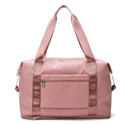 China Oxford cloth 022 Gym Baghot sales pink duffle bag waterproof polyester gym bag trending hot sale custom  Multifunctional One Shoulder Bag for sale