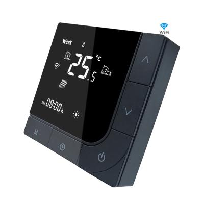 China Modern Smart Floor Heating Thermostat Tuya Wifi Thermostatic Control For Hotel for sale