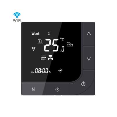 China Modern Smart Thermostat Heat Electric LCD Display Wall Thermostat Floor Heating System16a for sale