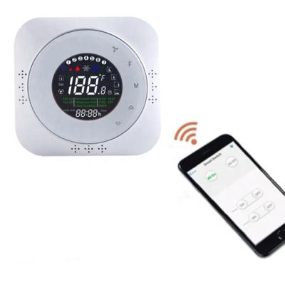 China Modern 24v wifi thermostat Alexa google air conditioner thermostat HVAC system home digital thermostat for sale