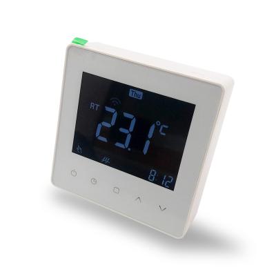 China Floor Heating Modern Electric Digital WIFI RF 868Hz Room Programmable Wireless Thermostat for sale