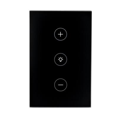 China IOS & Dimmer Smart Light Control Smart Phone Android WIFI Touch Screen Switch Wireless Switch for sale