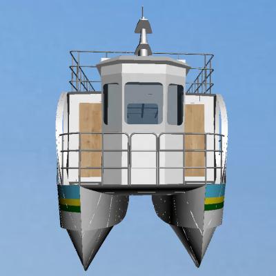 China Passenger Transfer 12m Marine Aluminum Alloy 30 People Tourist Passenger Boat For Offshore for sale