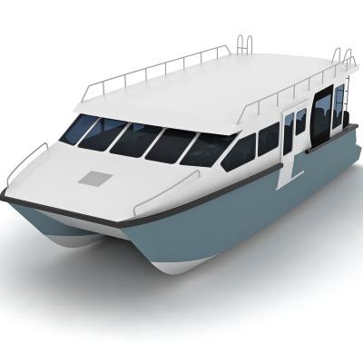 China 13m Aluminum 50 Seat Catamaran Passenger Boat Aluminum Ferry Boat For Sale for sale