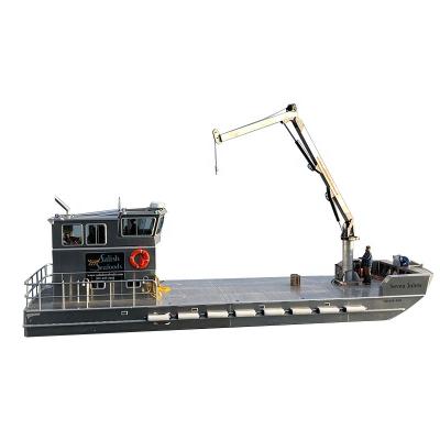 China Aluminum Alloy 5083-H116 18m Height Aluminum Landing Craft Jerk Farm Harvest Oyster Industry Boat for sale