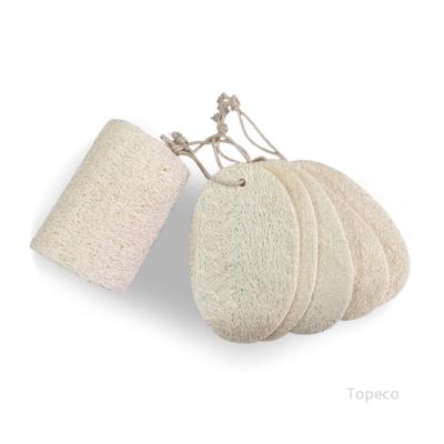 China Topeco Viable Natural Loofah Sponge Used For Washing Dish Reusable Kitchen Sponge Natual Loose Loofah Sponge for sale