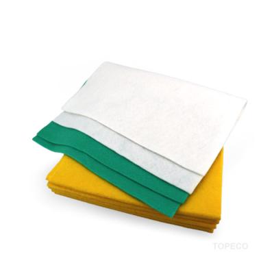 China Topeco Kitchen Sustainable Nonwoven Abrasive Cleaning Cloth Squishy Cloth Cleaning Floor Nonwoven Cleaning Pad for sale