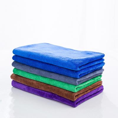 China Towel Water Sustainable Topeco Microfiber Cloth Car Dust Absorbing Microfiber Towel Home Cleaning Cloth for sale