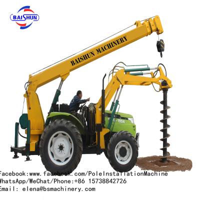 China Auger Crane Pile Driver Machine for sale