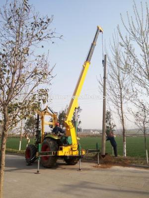 China OEM Loader Mounted Post Hole Digger / Small Bucket Mounted Hydraulic Post Hole Digger for sale