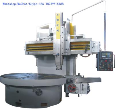 China High Precision Double Column Vertical Lathe , Large Vertical Lathe Machine for sale