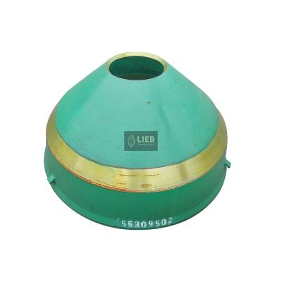 China Original Hotels Quality Cone Crusher Spare Parts Wrap And Concave Bowl Liners For Various Brand And Accept Customized Drawing for sale