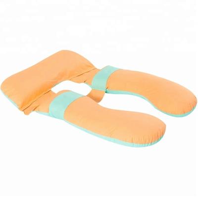 China Custom Detachable Zipper Anti Radiation Full Body Anti Snoring Pregnancy U Shaped Maternity Pillow For Sleeping for sale