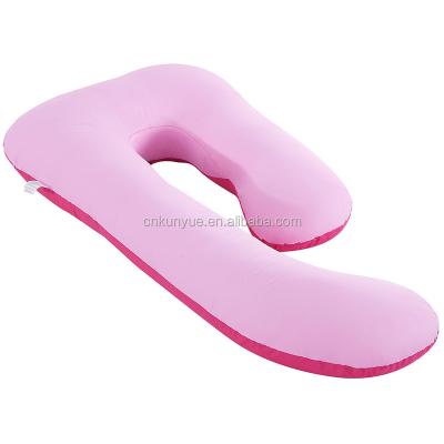 China Custom U Shaped Full Body Support Anti-Apnea Cotton Sleeping Pregnancy Care Maternity Pillow for sale