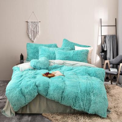 China 1.0m (3.3ft) Shaggy Duvet Cover Set for sale