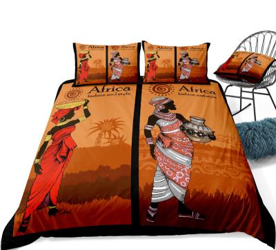 China 2021 High Quality CLASSIC Printed African Microfiber Sheet Blanket Home African Duvet Cover for sale