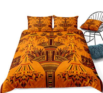 China CLASSIC Custom Printed Luxury Home Microfiber Bedding Sets Covers African Duvet Cover for sale