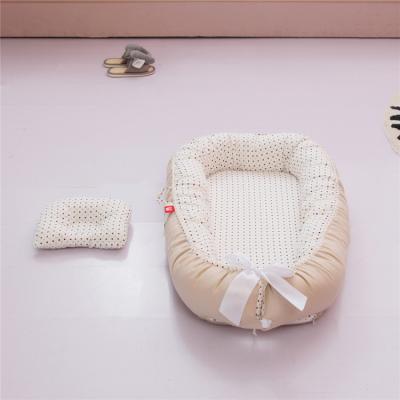 China Portable Crib Sleeping Nest Cotton Nest Portable Baby Crib Newborn Suitable Nest for sale