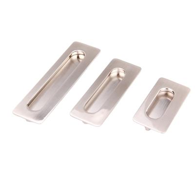 China Modern Hidden Square Stainless Steel Cabinet Door Small Handles for sale