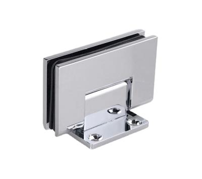 China 90 Degree Modern Wall To Door Hinge Mirror Glass Finish for sale