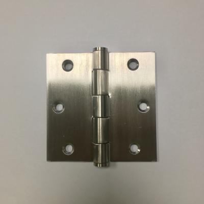 China Modern Stainless Steel Commercial Grade Brushed Ball Bearing Exterior Door Hinge for sale