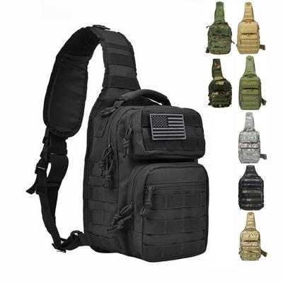 China Outdoor Sports Camping Hiking Tactical EDC Molle Rover Tactical Bag Sling Shoulder Chest Bag Military Assault Chain Pack Day Pack for sale