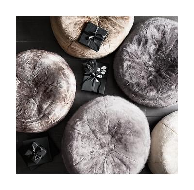 China Modern Low Price Guaranteed Quality Soft Faux Fur Bean Bag Cover Soft Portable Living Room for sale