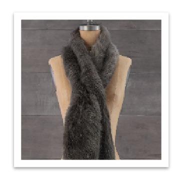 China Face: Sale 16% Acrylic 68% 16% Modacrylic Polyester Top Guaranteed Commercial Ultra Quality Adult Faux Fur Thermal Winter Scarf for sale