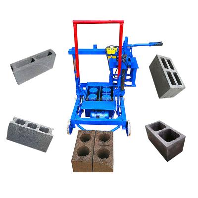 China Building Material Shops Small Mobile Hoonshi Cement Brick Making Machine African Manual Egg Laying Concrete Block Making Machine for sale