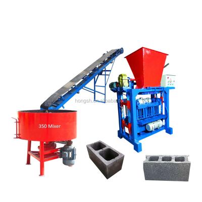 China Building Material Shops HOONSHI Cement Concrete Block Making Machine Low Price Bangladesh Clay Brick Making Machine for sale