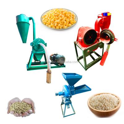 China Agricultural Machinery Shredder Maize Crushing Machine Price Rice Grinder Small Feed Flour Machine for sale