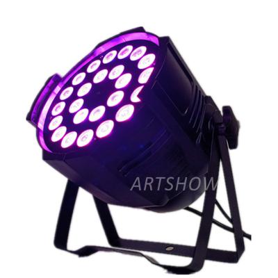 China Cooling fan inside. Professional Par 24pcs 18W 6IN1 RGBWA UV LED Stage Light led par 24*18W led stage par light for sale