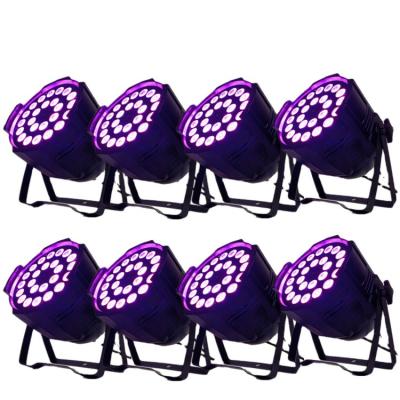 China Par 24pcs 18W 6IN1 RGBWAUV LED 6 UV step light 24pcs rgbwa in 1 led indoor led par and par can light 25*25*36CM for sale