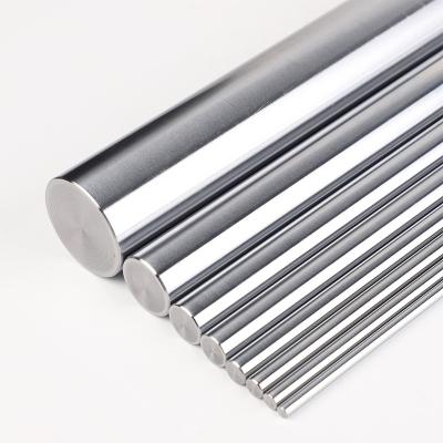 China Industrial Equipment Customizable linear shaft OEM/ODM 8mm 12mm 15mm 16mm 20mm round chrome plated rod 30mm max length 6000mm  g6 diameter tolerance for sale