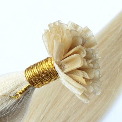 China Silky Straight Virgin Remy Hair Pre Bonded Hair 0.5g 0.8g 1g U Tip Hair Extensions Nail Wave Hair Extensions for sale