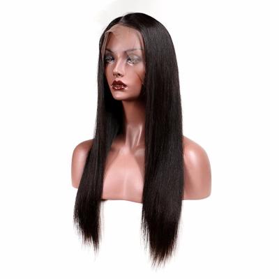 China Cheap silky straight wave 100 percent virgin unprocessed indian hair in new york full lace wigs for women for sale