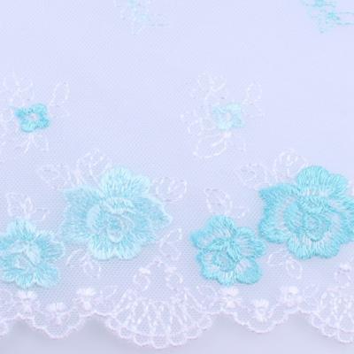 China Sunbloom Water Soluble Supply Beautiful Mesh Lace For Women Edge Material Wedding Dress Accessory Colorful Techniques Feature From China for sale