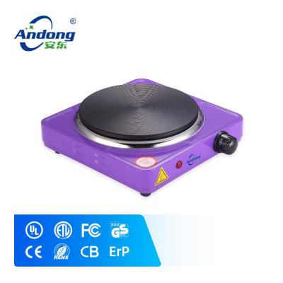 China Hotel Electric Heating Element 1500w Single Hot Plate Electric Stove With Cast Iron Burner for sale