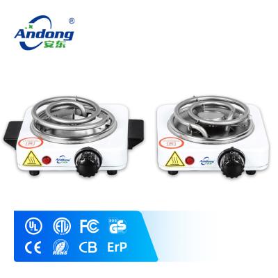 China RV Anton 500W Traditional Electric Single Burner Coil Hot Plate for sale