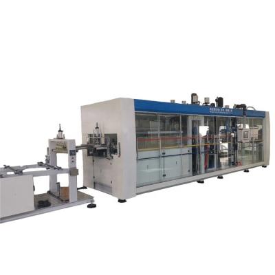 China Full Automatic Plant 20 Cavity PP Plastic Cup Lid Thermoforming Making Machine for sale