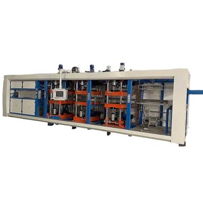 China Factory Full Automatic Four Stations Thermoforming Machine For Plastic Cup Lid Cover for sale